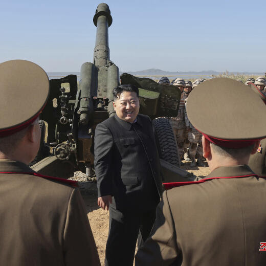 Kim Jong Un sur une photo non datée relayée le 6 octobre 2024 par KCNA.