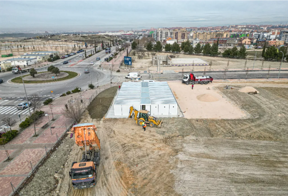 Avance de las obras en Valdecarros Avance de las obras en Valdecarros