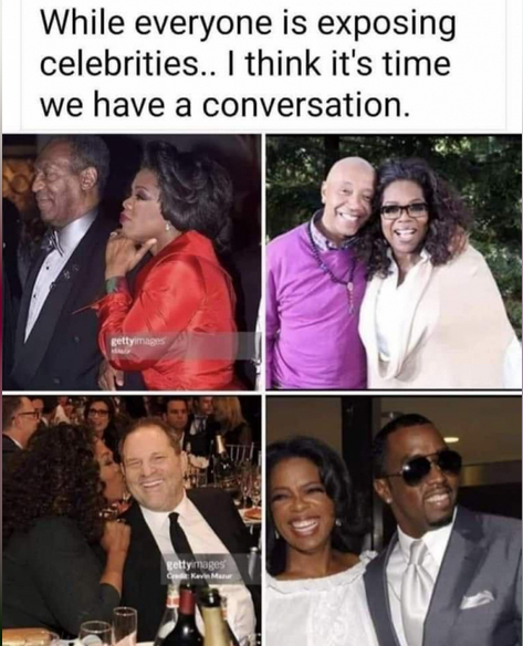 Meme showing Oprah with one too many creeps.