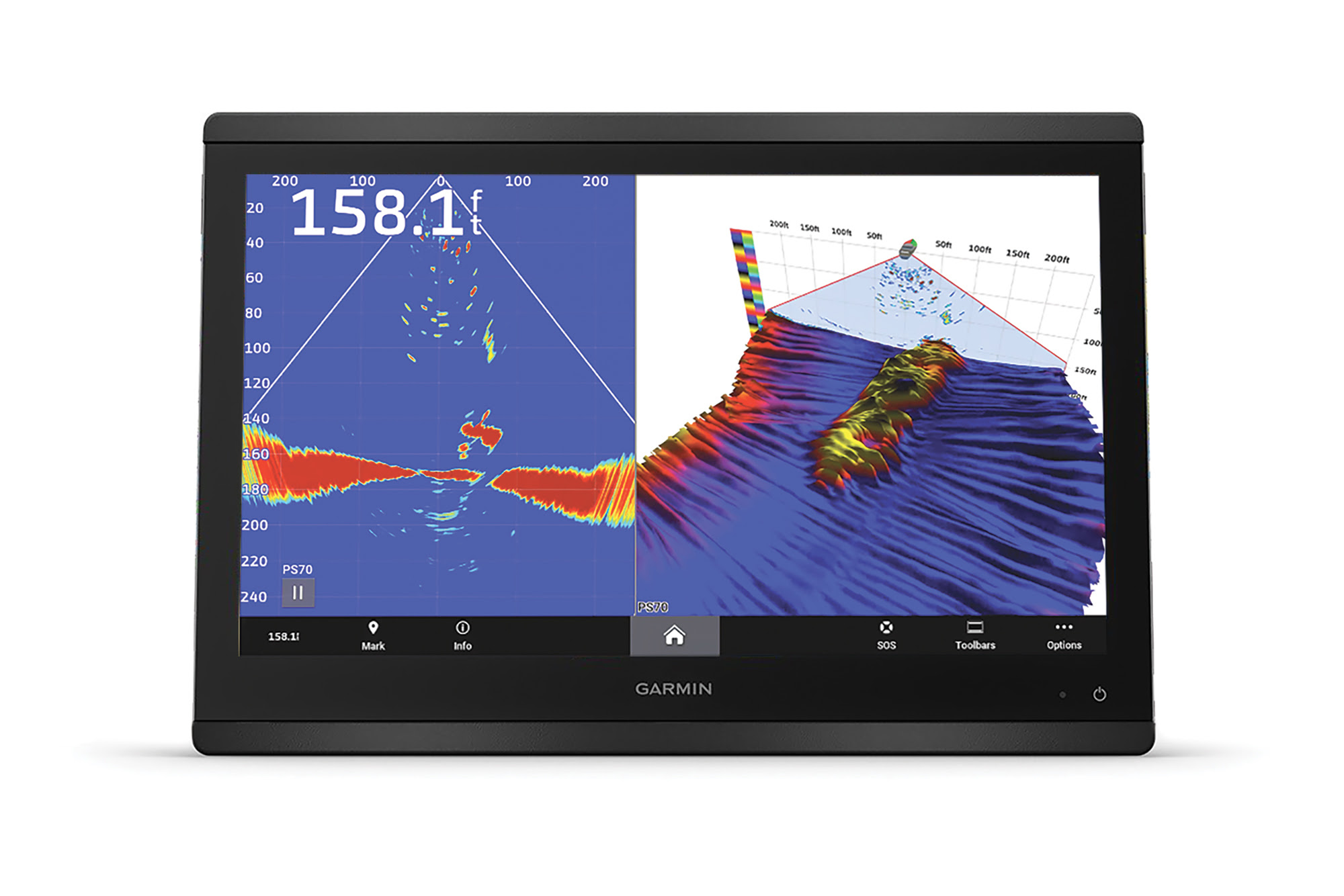 Garmin PS70 live view