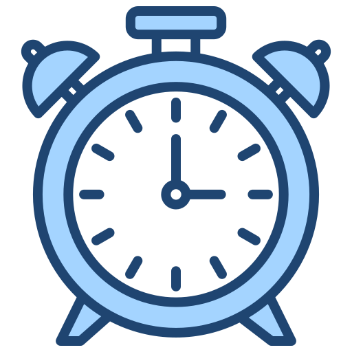 Illustration of an alarm clock