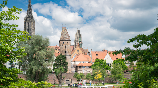 Imagen de Ulm con su catedral