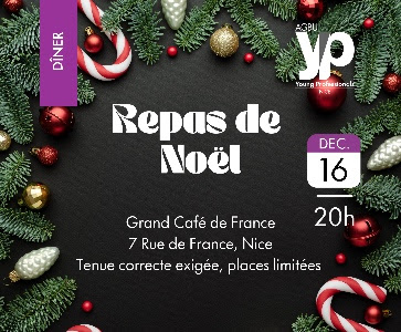 Repas de Noël des YP Nice