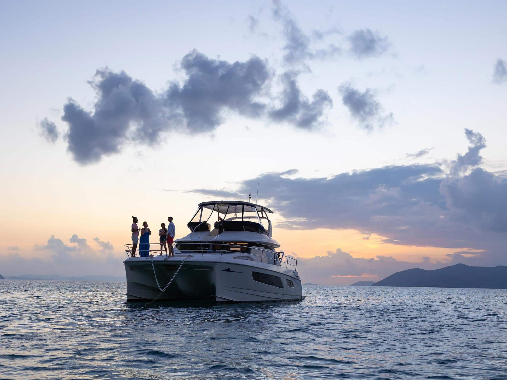 Group on a boat in the BVIs