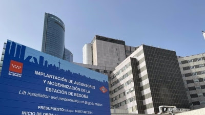 La renovada estación de Begoña de la Línea 10 de Metro es ya 100% accesible: siete nuevos ascensores y dos vestíbulos