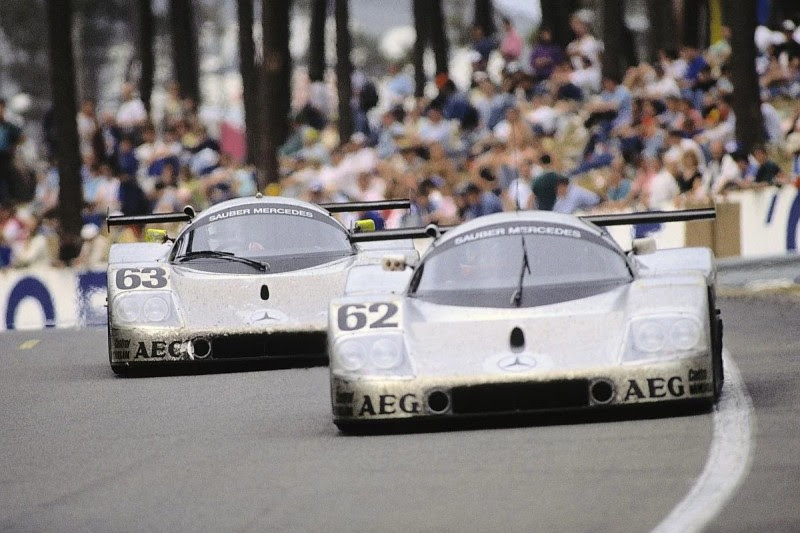 Einer von zwei Mercedes-Siegen in Le Mans: 1989 mit dem Sauber-Mercedes C9