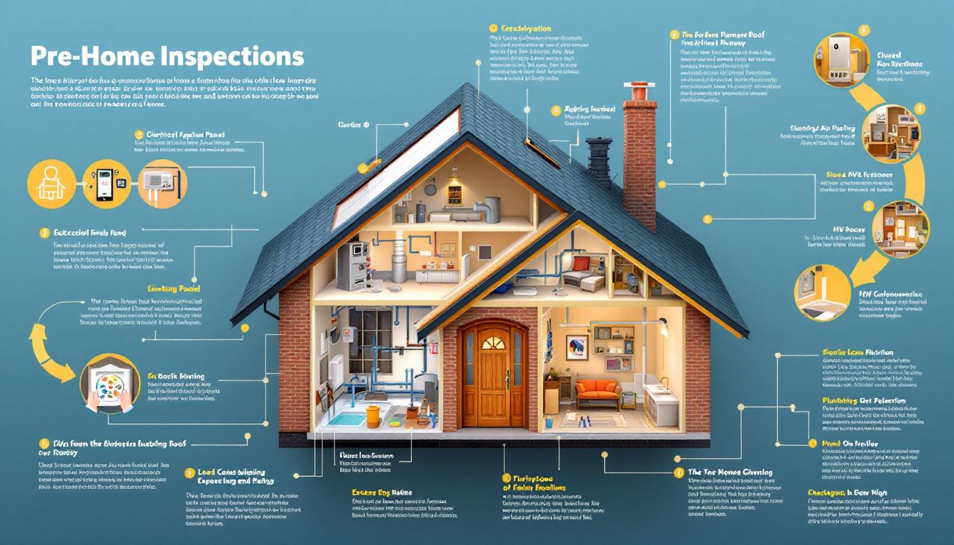 Une maison inspectée lors d'une inspection préachat.