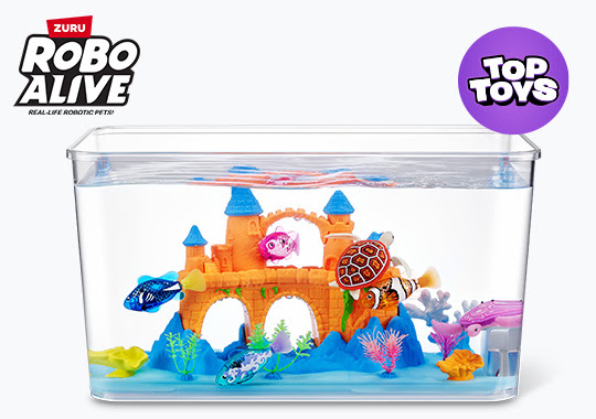 Smyths Toys Superstores Latest Toys & Offers 11 Robo Alive Mega Aquarium Set