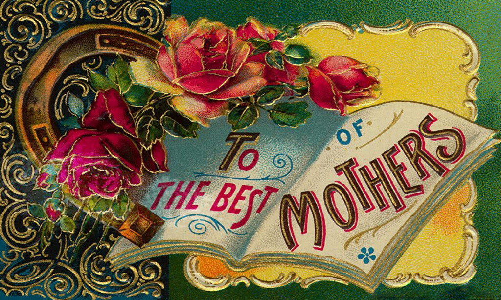 Decorative Mother's Day banner.