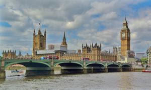 Vista del Parlamento en Londres, Reino Unido.