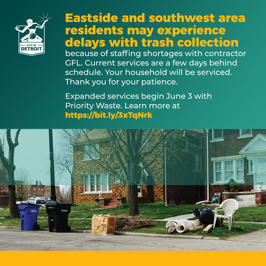 Trash Collection update graphic