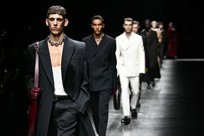 In his first Gucci collection for men, Sabato De Sarno introduced a collection steeped in Italian heritage.