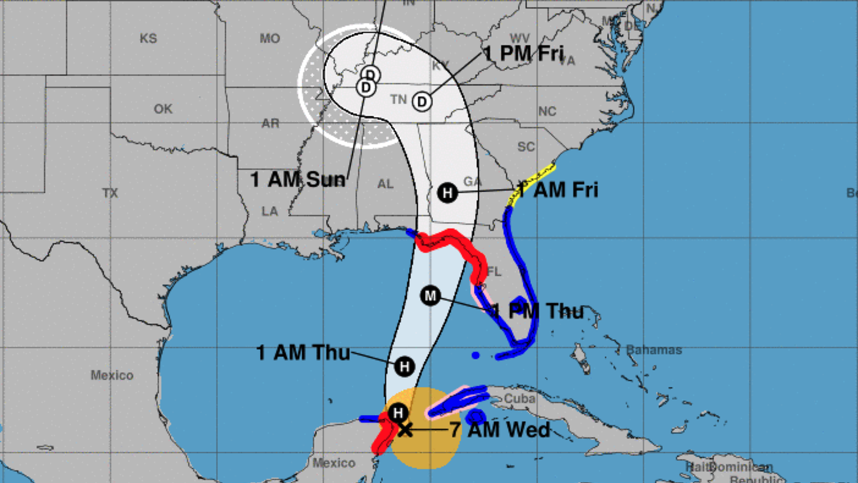 Helene amenaza con llegar a Florida como un devastador huracán categoría 4, con marejadas de hasta 20 pies, según el NHC