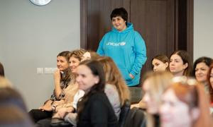 Natalia Datchenko, empleada de UNICEF en Ucrania.