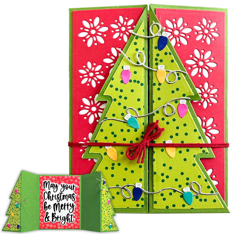 Image of Tree Gate Fold A2 Card Die Set