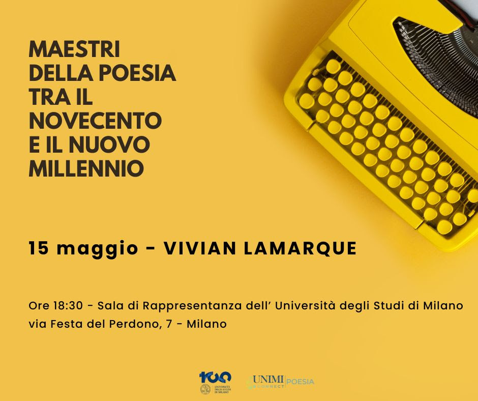 Incontro con Vivian Lamarque @ Università Statale di Milano