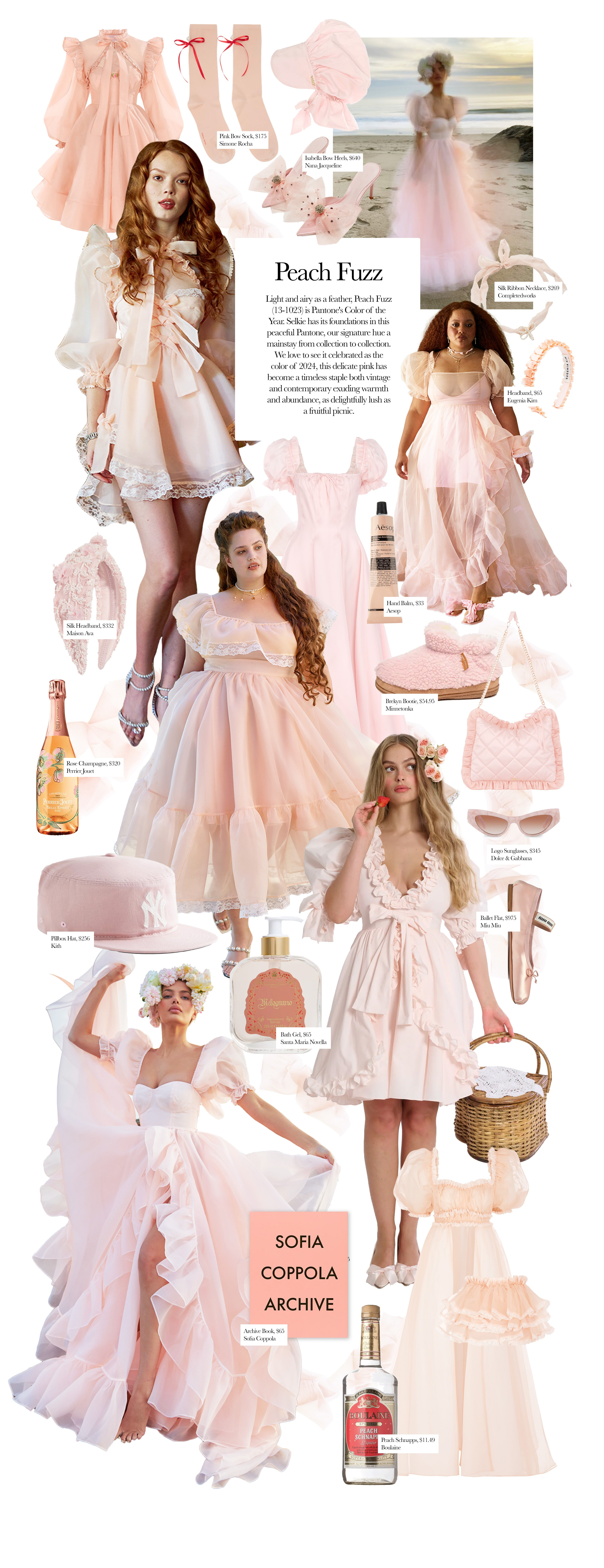 Peach Fuzz; Shop Pantone's color of the year