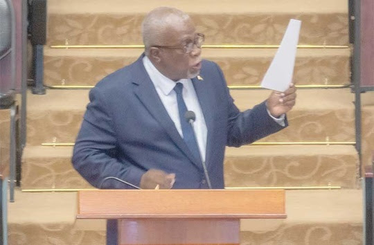 Prime Minister, Brigadier Ret’d Mark Phillips (Japheth Savory photo)