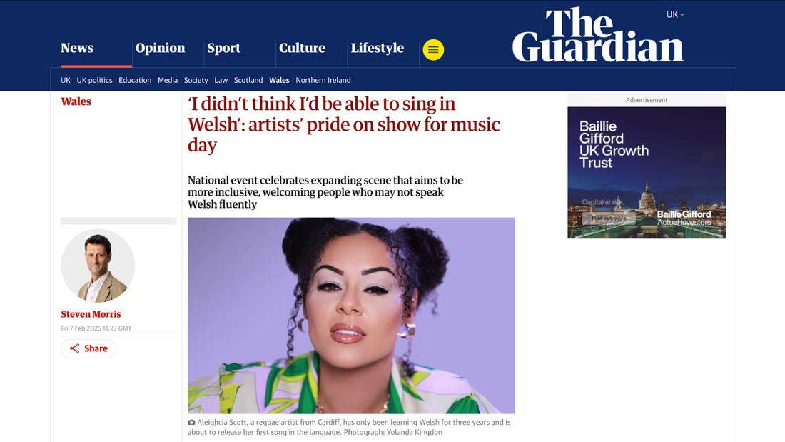 Aleighcia Scott features in The Guardian