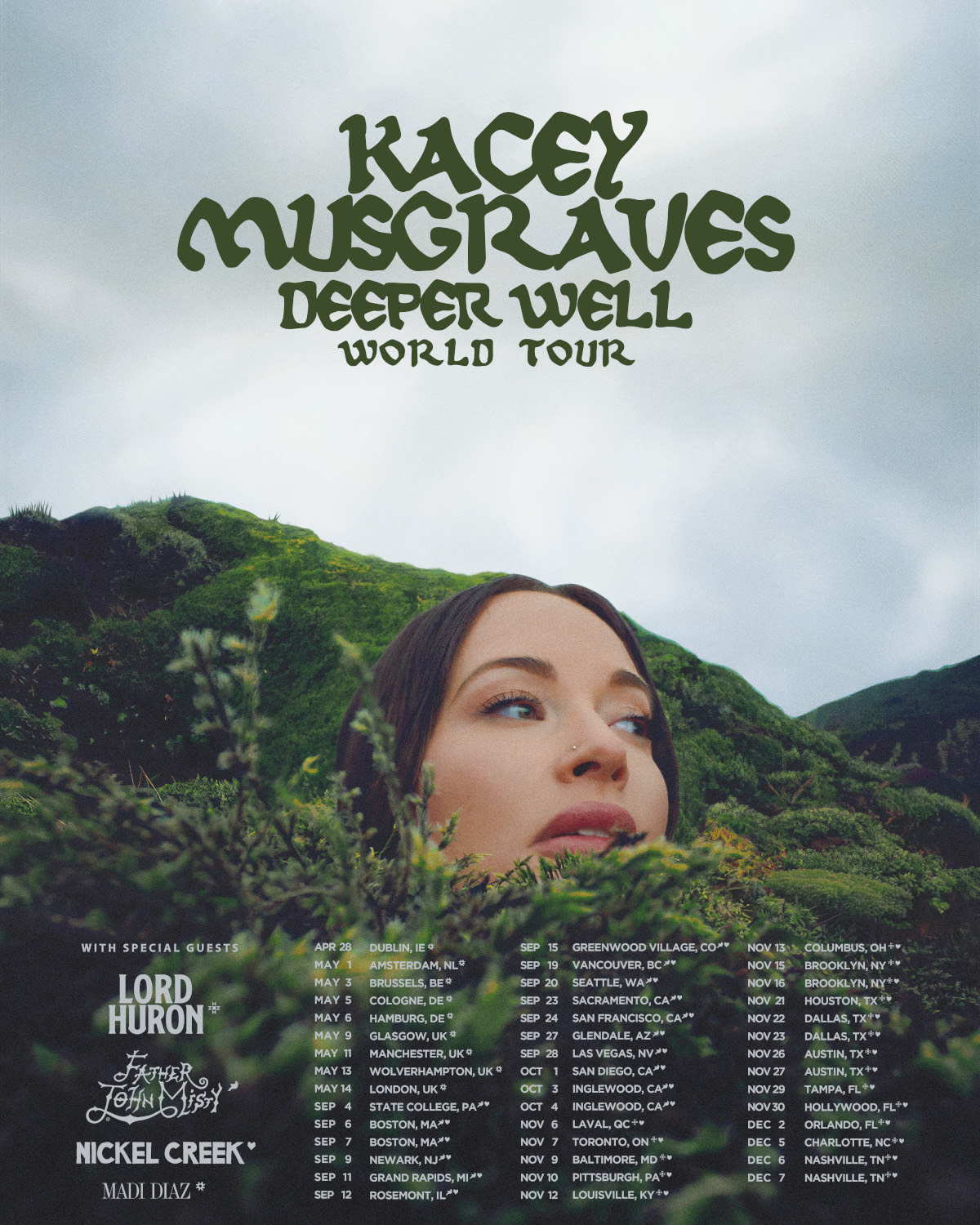 Kacey Musgraves announces Deeper Well Word Tour • WithGuitars