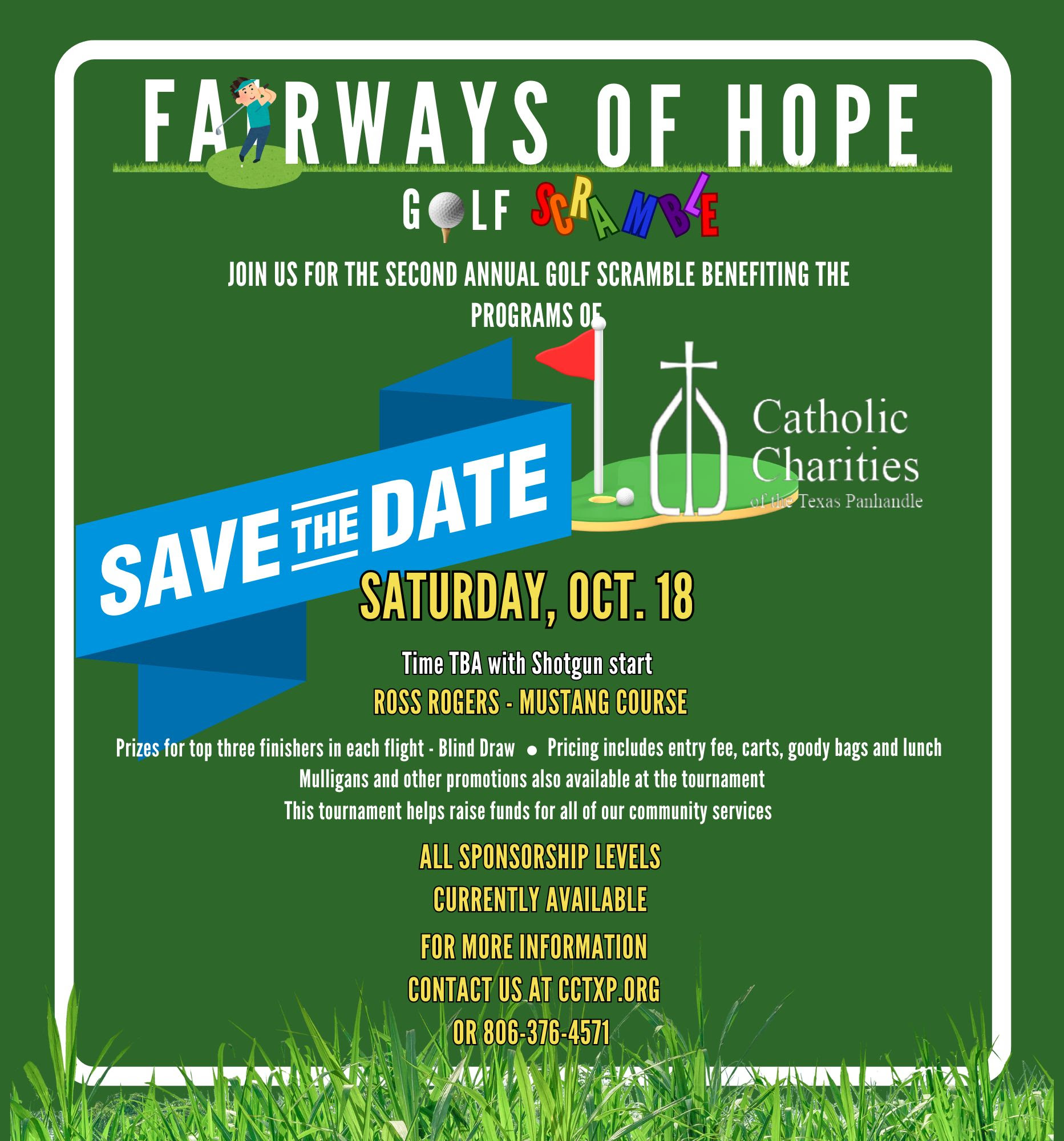 Save the Date, 10/18/2025, for the CCTXP Golf Scramble @ Save the Date, 10/18/2025, for the CCTXP Golf Scramble | Amarillo | Texas | United States