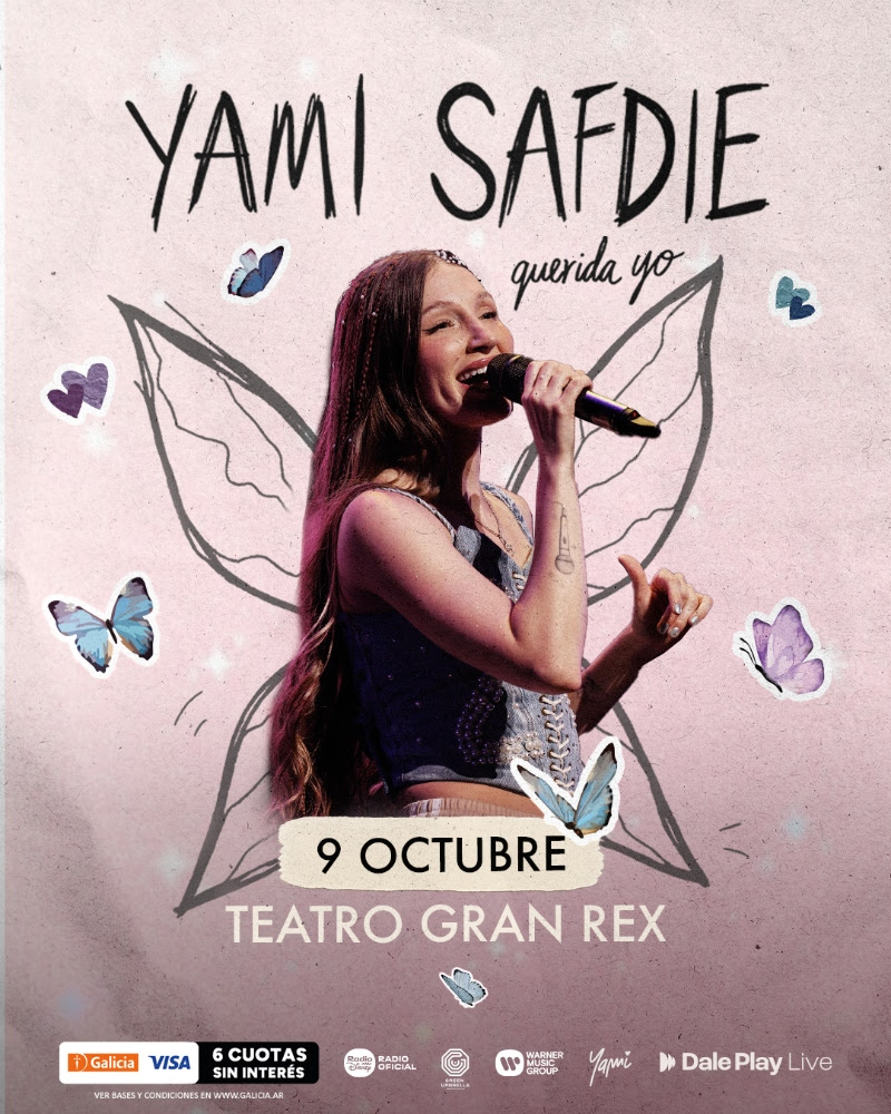 Yami Safdie en vivo en el Gran Rex, octubre 2025
