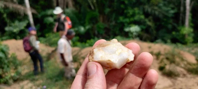 Stone Tool Excavated at Anyama Site