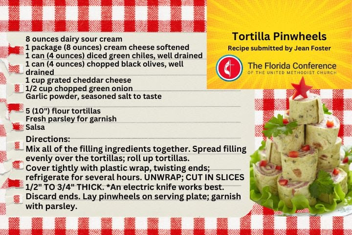 Tortilla pinwheels