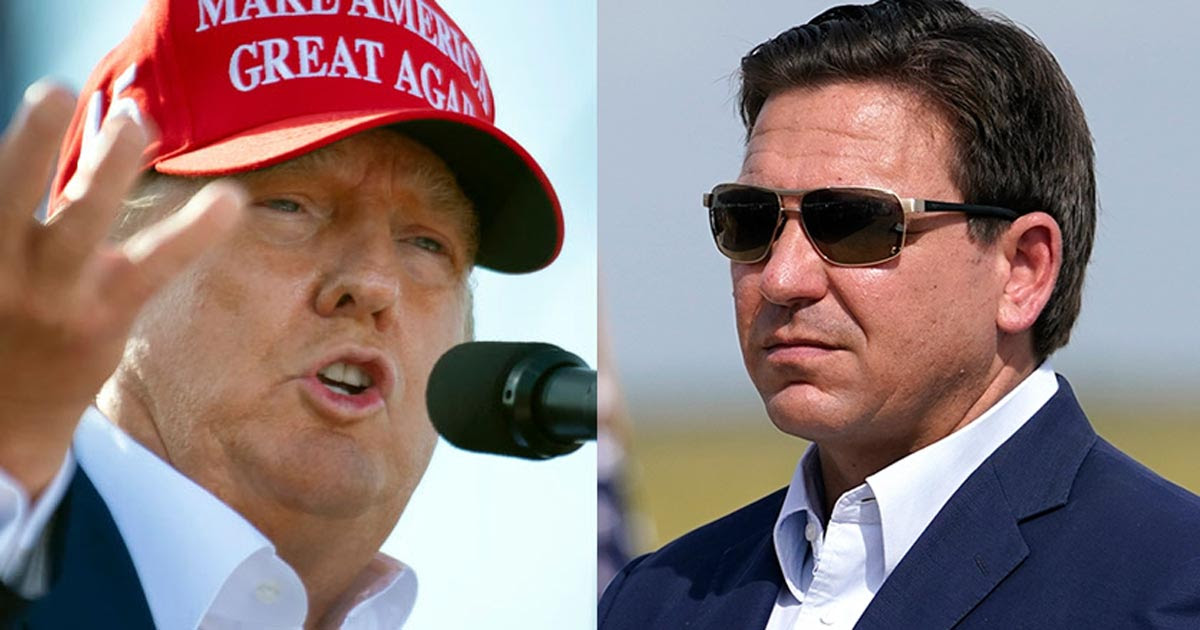 Trump Holds Hours-Long Private Meeting with DeSantis in Florida