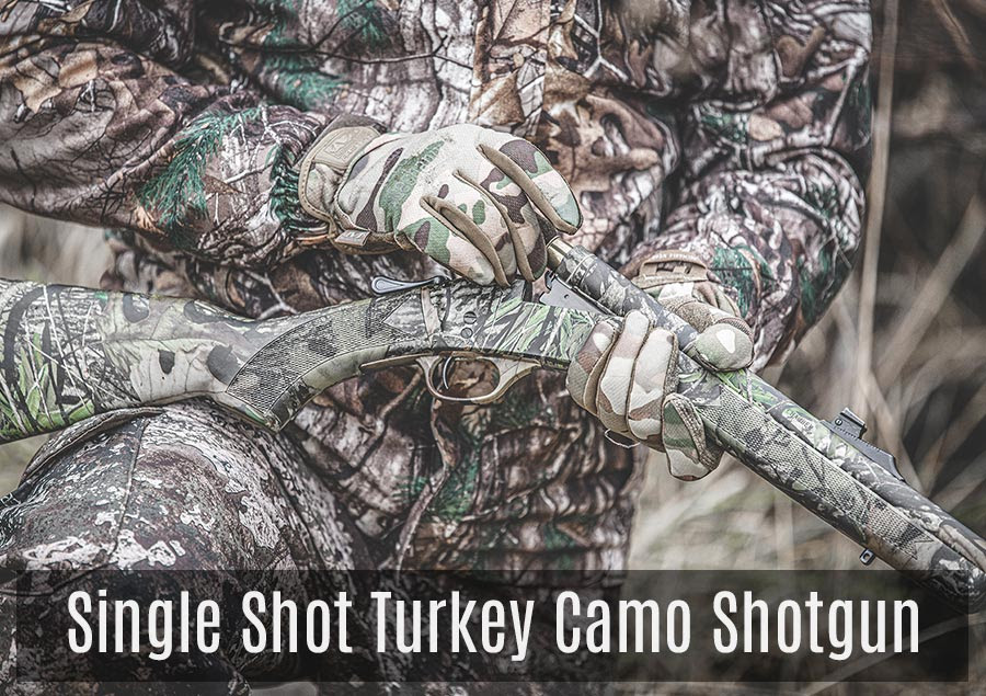Single Shot Turkey Camo Shotgun
