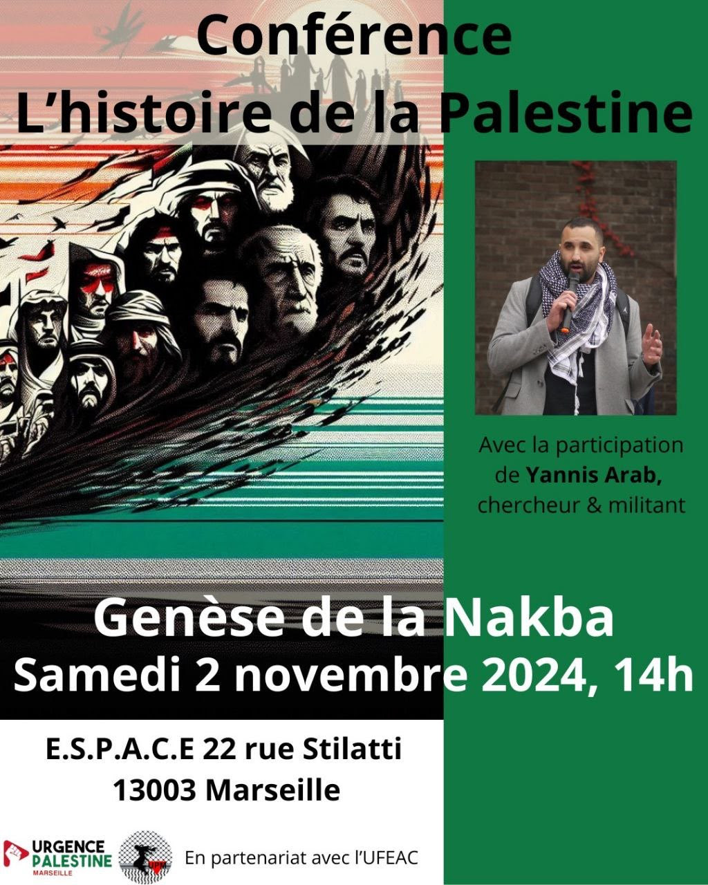 Conference Genese de la Nakba Marseille