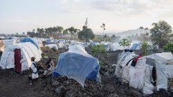 Il campo sfollati di Mugunga, a Goma (Repubblica Democratica del Congo)