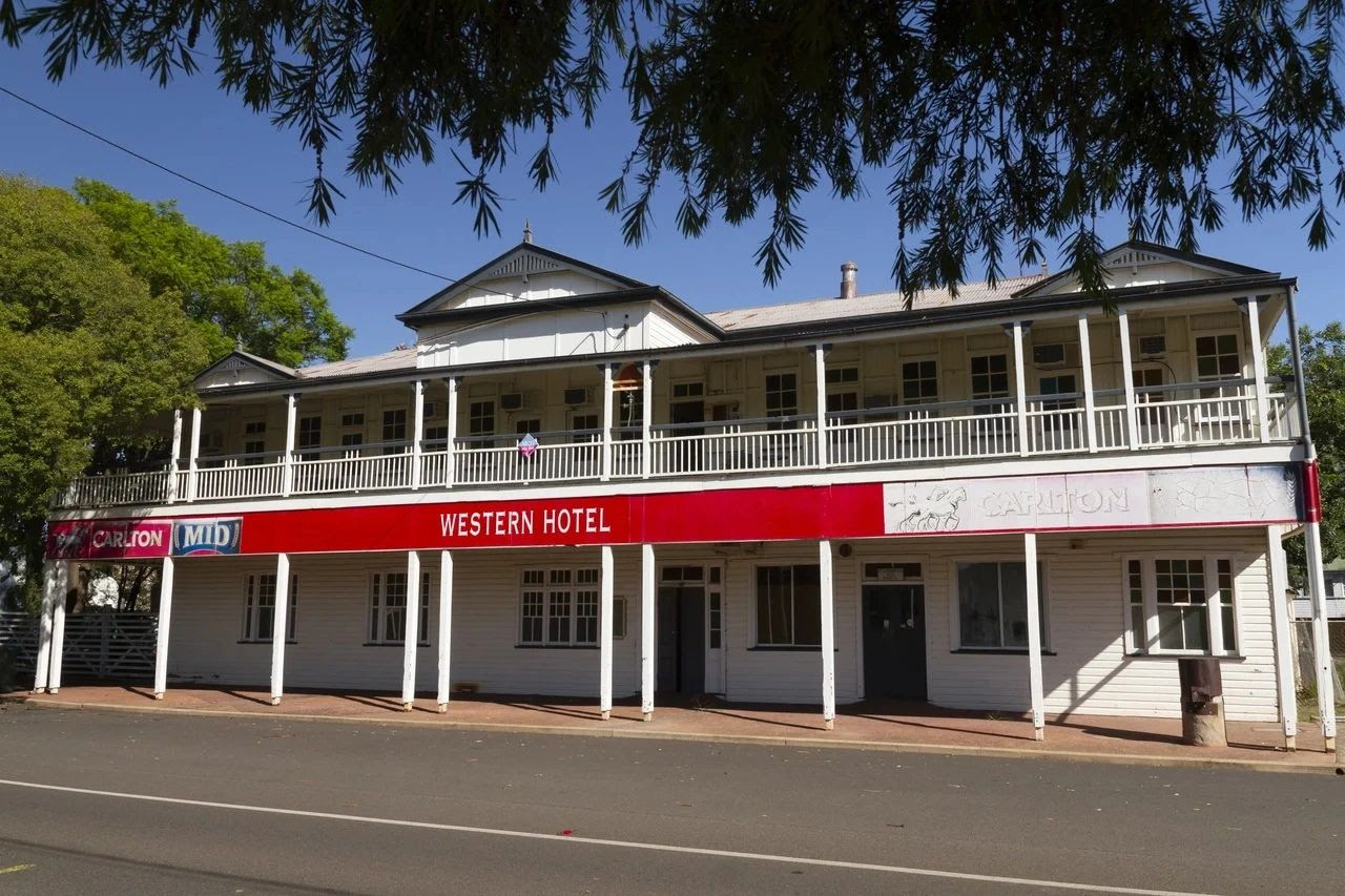 The Western Hotel, 93-95 Cambridge Street, Mitchell, Queensland, Australia, 4465