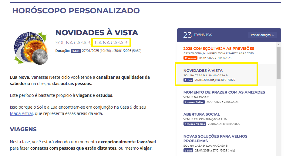 Horóscopo personalizado