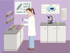 Illustration of drug testing