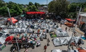 Unos 200.000 haitianos, principalmente en Puerto Príncipe (en la foto), se han visto obligados a huir a lugares temporales por la inseguridad.