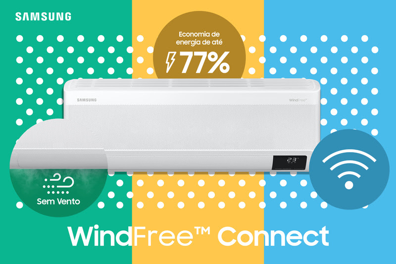 WindFree Connect, da Samsung. Imagem ilustrativa.