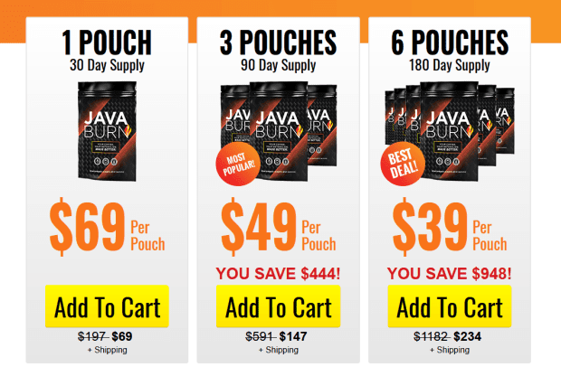 Discounted Java Burn Offer for limited time!