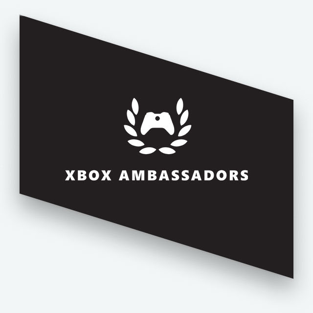 The Xbox Ambassador logo featuring a controller surrounded by laurel leaves.