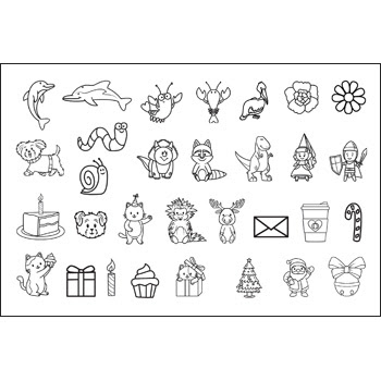 Image of More Icons Clear Stamp Set