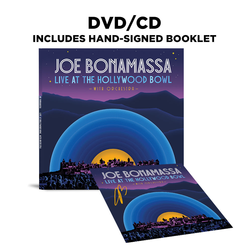 Image of Joe Bonamassa: Live at the Hollywood Bowl with Orchestra (DVD/CD) (Released: 2024) - Hand-Signed Booklet