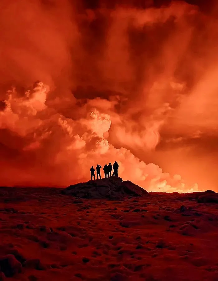 Reykjanes, Iceland. Ảnh: Kristin Elisabet Gunnarsdottir/AFP/Getty Images