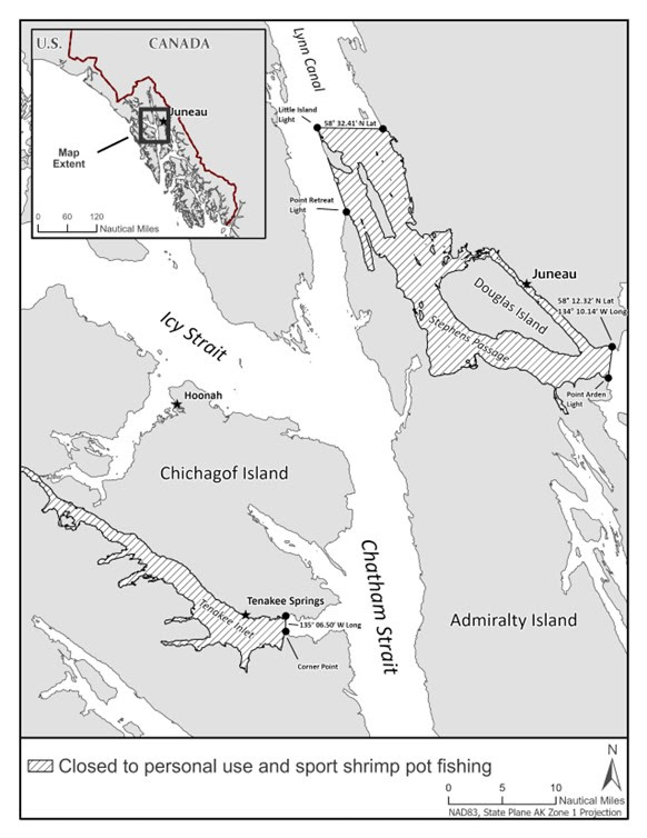 Personal-use, Sport Shrimp Pot Fisheries Remain Closed Around Tenakee Inlet