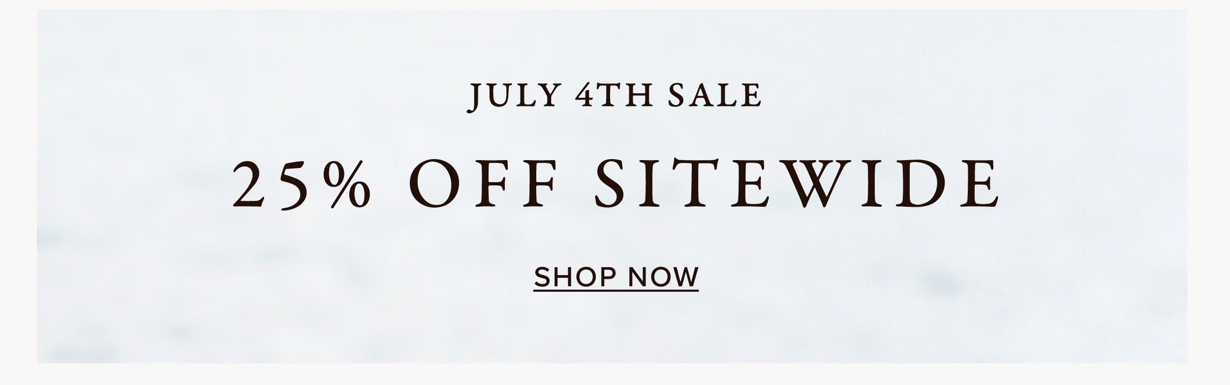 July 4th Sale