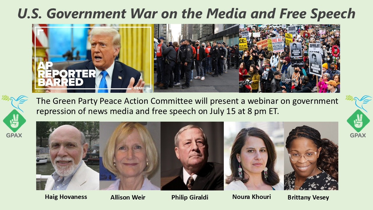 US War on Media and Free Speech - Webinar @ Online