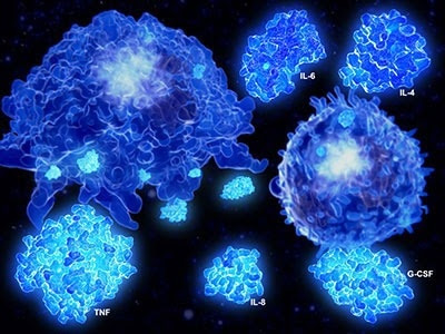 Because abnormal cytokine levels in the tumor microenvironment drive cancer pathogenesis, scientists are currently generating therapies targeting these proteins