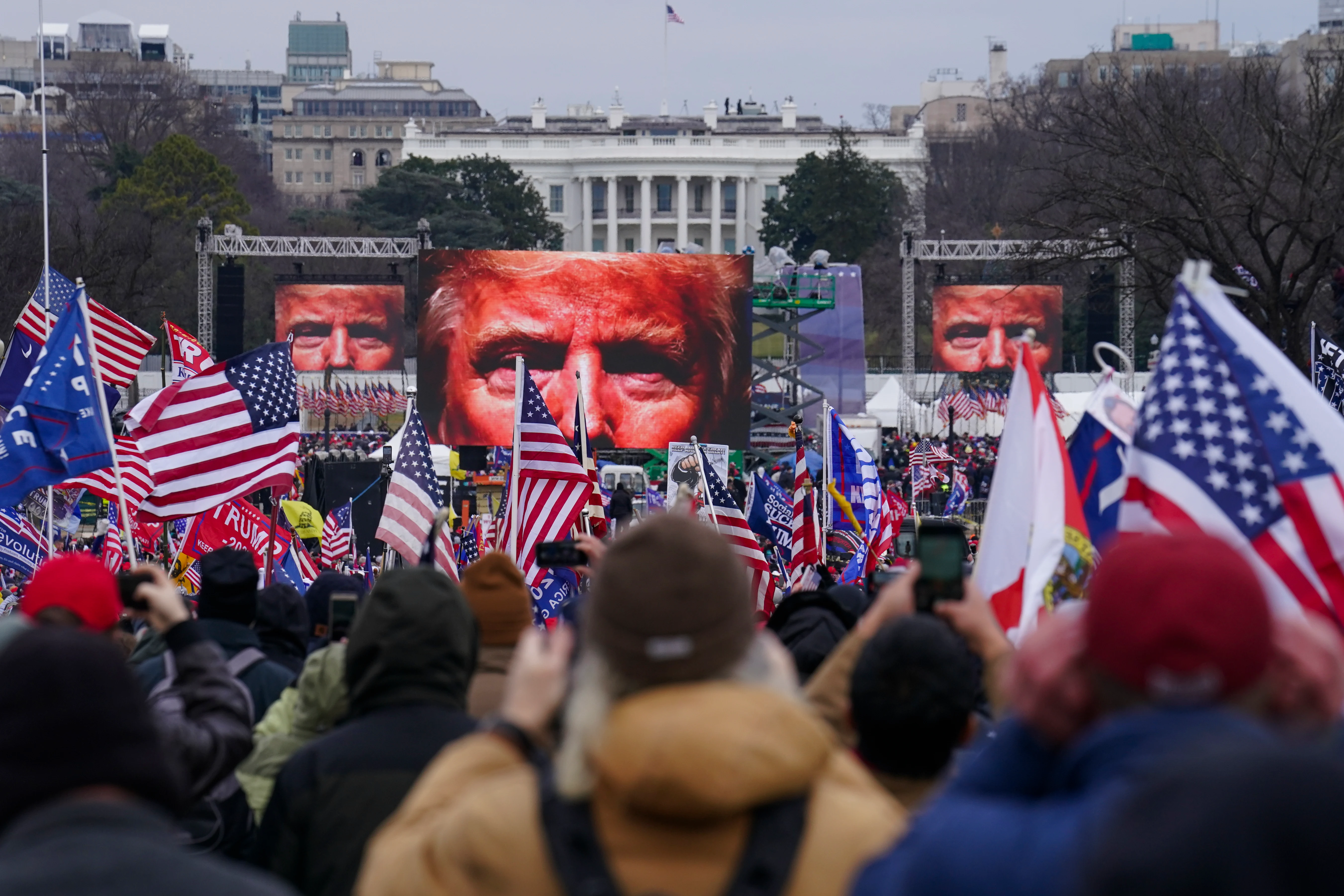 Supporters of Donald Trump in Washington on Jan. 6, 2021.