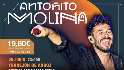 Torrejón.- Antoñito Molina, quinto concierto confirmado del Torrejón Summer Fest