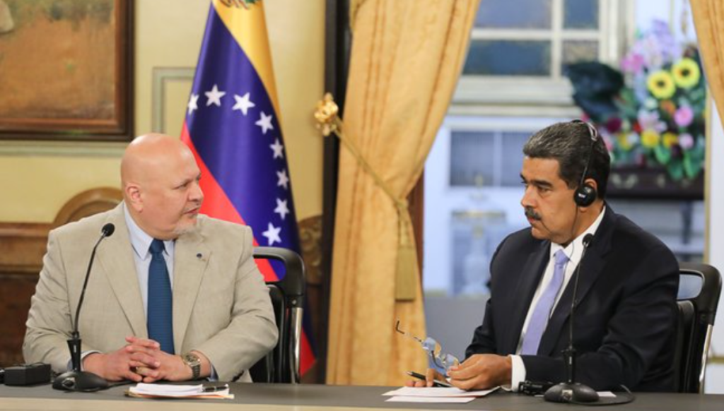 Maduro y el fiscal de la CPI