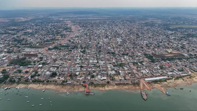 Imagem aérea de Itaituba no Pará